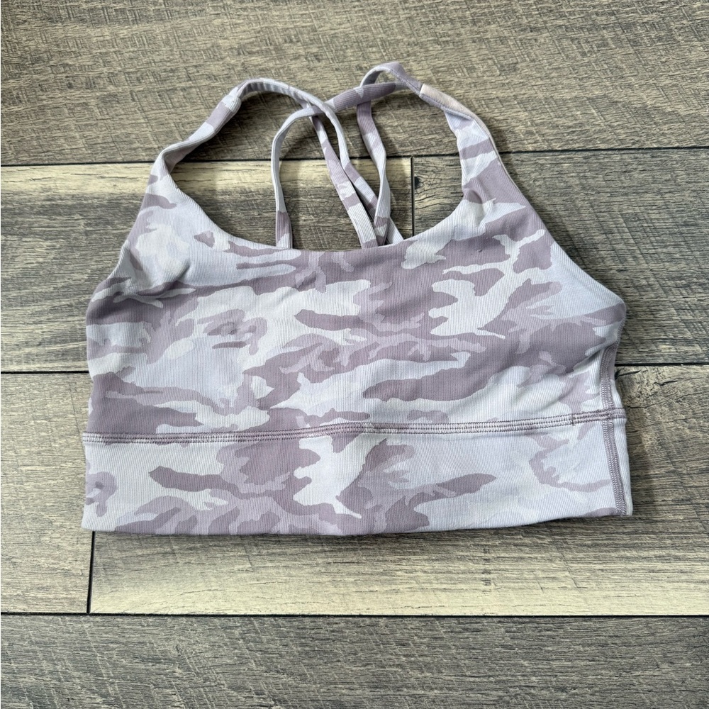 Lululemon Camo Print Sports Bra